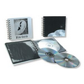 Spiral Bound CD/DVD Book - 16 Disk Capacity (5 13/16"x5 3/8")